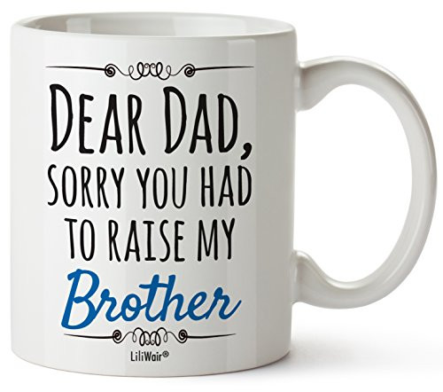 Fathers Day Gifts, Best Dad Gifts From Son Daughter, Christmas Gift For Dad Birthday First Mug, Cool Happy Funny Coffee Mugs For Father Daddy Stepdad Stepfather Bonus Step Dad's Presents Cup From Kids
