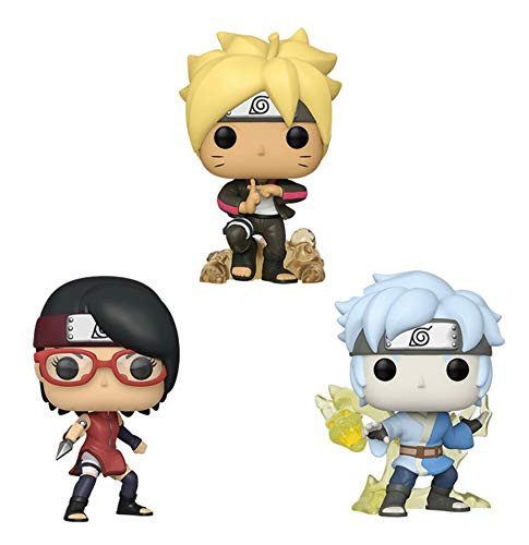 Funko Pop! Bundle of 3 - Boruto: Sarada Uchiha, Mitsuki and Boruto Uzumaki