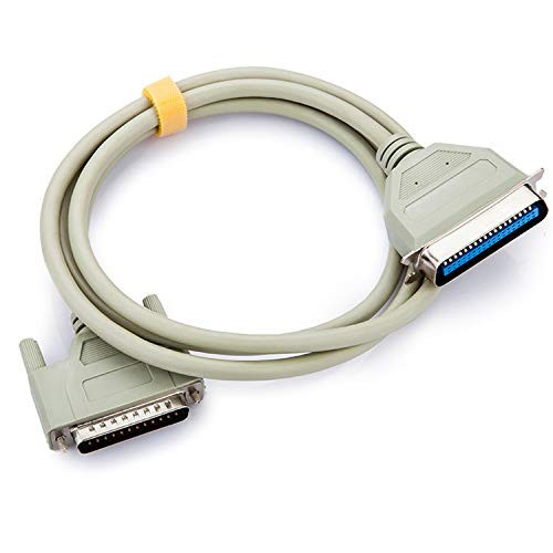 Karcy 1.5M/59 inch DB25 Pin Male to Centronics 36 Pin Female Parallel Printer Cable