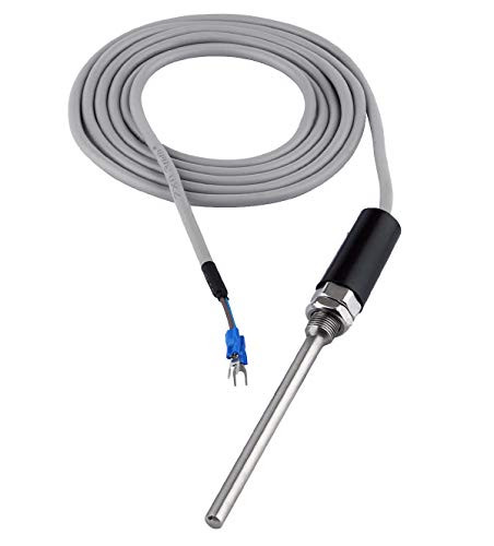 Yeeco Stainless Steel K-Type Thermocouple Probe ?50? ~ 110? Thermocouple Temperature Sensor K-Type Thermocouple Sensor for Temperature Controller