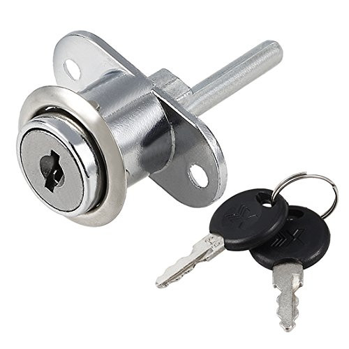 uxcell 5/8 Cylinder Diameter Cabinet Drawer Lock w Key Keyed Different