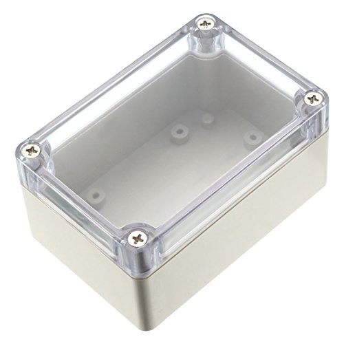 uxcell 100x68x50mm Electronic Waterproof IP65 Sealed ABS Plastic DIY Junction Box Enclosure Case Clear