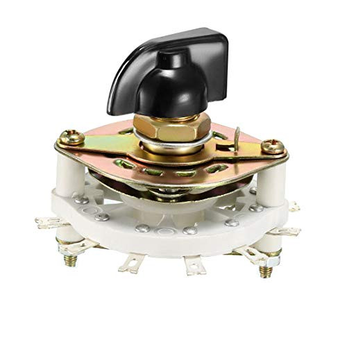 uxcell 1P7T 1 Pole 7 Position 1 Deck Band Channel Rotary Switch Selector with Plastic Knob
