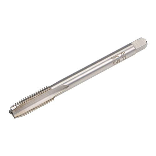 uxcell Metric Machine Tap M10 Thread 1.5 Pitch H2 Accuracy 3 Flutes High Speed Steel