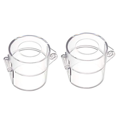 uxcell 2pcs Clear Plasatic Switch Cover Protector for 30mm Diameter Push Button Switch 5555