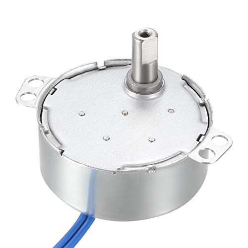 uxcell Electric Synchronous Synchron Motor Turntable Motor 100-127 VAC 50-60Hz CCW/CW 4W 9-11RPM