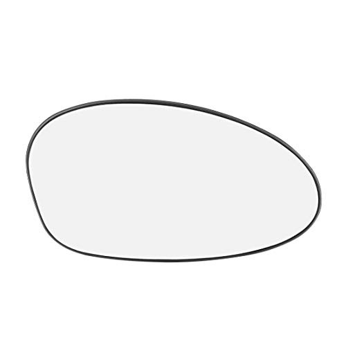 X AUTOHAUX Mirror Glass for BMW E82 E85 E86 E88 E90 E91 E92 E93 Heated with Backing Plate Passenger Side Right Side Rear View Mirror Glass
