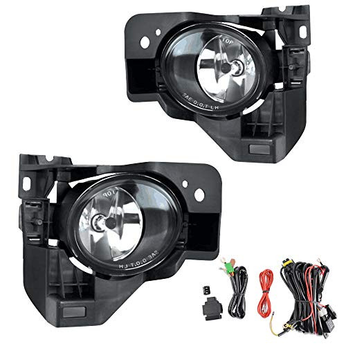 Driving Fog Lights Lamps Replacement for Nissan Maxima 2009 2010 2011 2012 2013 2014 with H11 12V 55W Halogen Bulbs & Switch and Wiring Kit (Clear Lens) Driving Fog Lights Lamps Replacement for Nissan Maxima 2009 2010 2011 2012 2013 2014 with H11 12V 55W Halogen Bulbs & Switch and Wiring Kit (Clear Lens)