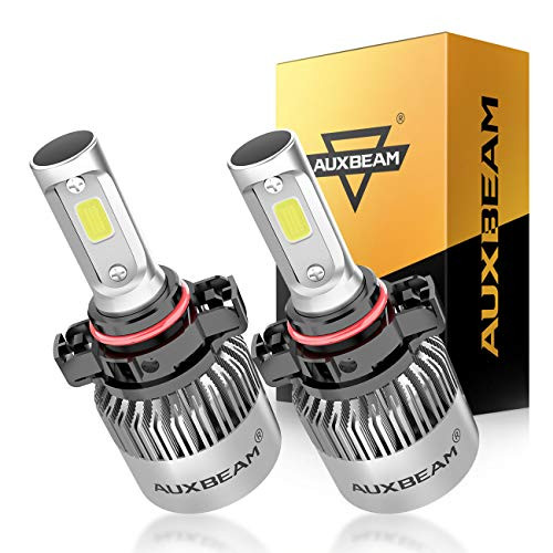 Auxbeam LED Headlights F-S2 Series 5202 LED Headlight Bulbs with 2 Pcs of Led Headlight Bulb Conversion Kits 72W 8000LM COB Led Chips Fog Light