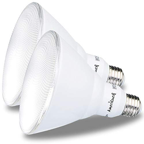 AmeriLuck 150W Equivalent PAR38 LED Outdoor Flood Light Bulb, 16W Dimmable (5000K Daylight, 2 Pack) AmeriLuck 150W Equivalent PAR38 LED Outdoor Flood Light Bulb, 16W Dimmable (5000K Daylight, 2 Pack)