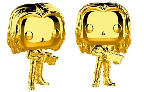 Funko Pop Marvel: Marvel Studios 10 - Gamora (Gold Chrome) Collectible Figure, Multicolor