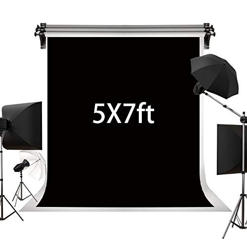 Kate 1.5×2.2m Solid Black Backdrop Portrait Background for Photography Studio