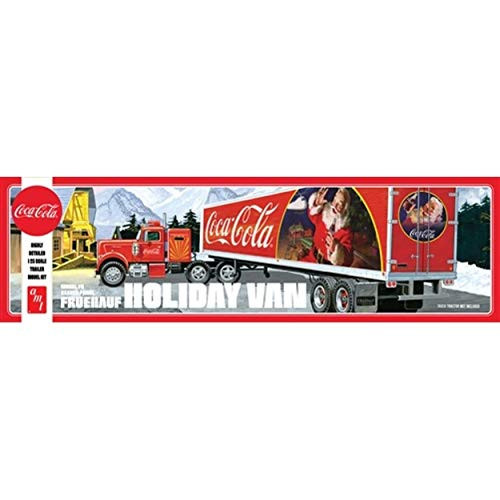 AMT Fruehauf Holiday Hauler Semi Trailer (Coca Cola) 1:25 Scale Model Kit