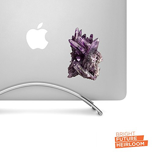 Amethyst Stone Crystal Decal - 4" wide printed decal - For cars, trucks, SUVs and more!