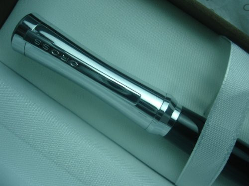 Cross Parasol Black and Chrome Tuxedo Style Ball Point Pen
