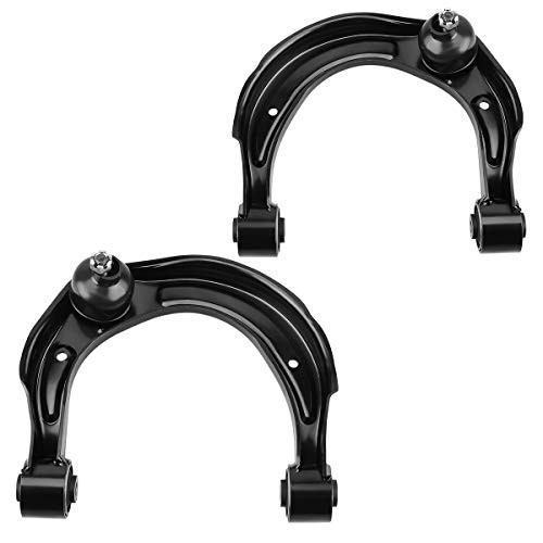 Front Upper Control Arm w/Ball Joint Compatible with 2007-2009 Kia Amanti, 2006-2011 Hyundai Azera, 2006-2010 Hyundai Sonata - A Pair (Passenger & Driver Side)