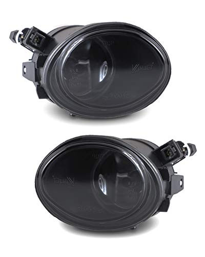 AUTOWIKI Fog Lights Assembly for 2001-2006 BMW 3 Series E46 M3/ 00-03 BMW 5 Series E39 M5 With Smoke Lens 2PCS