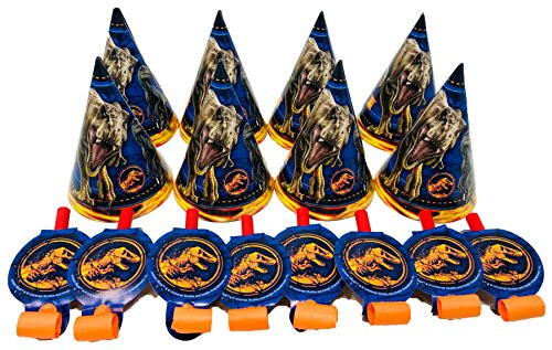 Unique Industries BashBox Jurassic World Fallen Kingdom Party Favors Pack for 8 Guests Including Kids Hats and Blowouts Unique Industries BashBox Jurassic World Fallen Kingdom Party Favors Pack for 8 Guests Including Kids Hats and Blowouts