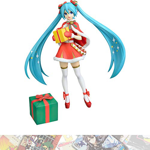 Hatsune Miku [Christmas 2019]: 23cm Vocaloid S.P.M. Statue Figurine Bundled with 1 A.C.G. Trading Card (1035435)