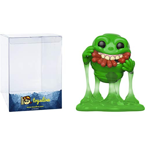 Slimer: Funk?o Pop! Movies Vinyl Figure Bundle with 1 Compatible 'ToysDiva' Graphic Protector (39333 - B)