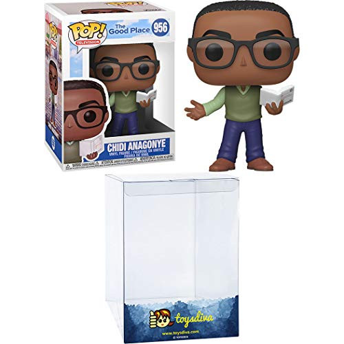 Chidi Anagonye: Funk?o Pop! TV Vinyl Figure Bundle with 1 Compatible 'ToysDiva' Graphic Protector (956 - 46836 - B)