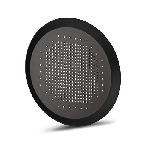 Pizza Pan with Holes, Beasea 8 Inch Aluminum Alloy Round Vented Pizza Pans Pizza Crisper Pan Pizza Baking Tray Bakeware for Home Restaurant Kitchen