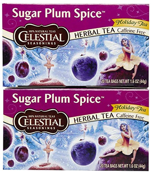 Celestial Seasonings Sugar Plum Spice Herbal Holiday Tea Bags, 20 ct, 2 pk Celestial Seasonings Sugar Plum Spice Herbal Holiday Tea Bags, 20 ct, 2 pk