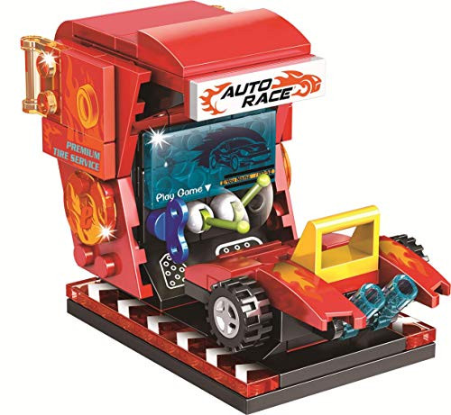 Exclusive Set - Speedway Racer Arcade - Brick Building - Custom Design Bricks - Compatible with All Major Brands