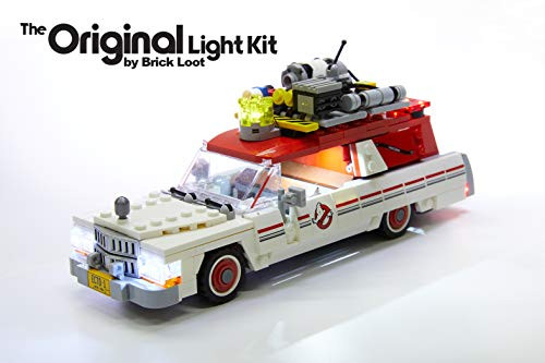 Brick Loot LED Lighting Kit for Lego Ghostbusters Ecto 1 & 2 - 75828 (Lego Set NOT Included)