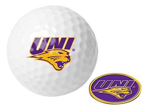 NCAA Northern Iowa Panthers - Golf Ball One Pack with Marker NCAA Northern Iowa Panthers - Golf Ball One Pack with Marker