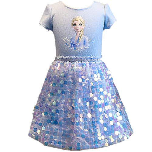 Tsyllyp Girls' Sequins Princess Dress Up Halloween Costumes Fancy Party Dresses