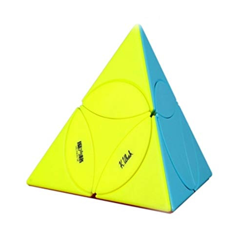 CuberSpeed QiYi Coin Tetrahedron stickerless Magic Cube Puzzle
