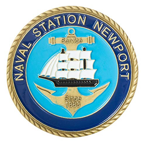 Naval Station Newport United States Navy Base Challenge Coin