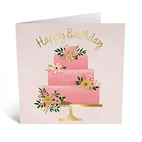 Central 23 - Cute & Quirky Birthday Card - Happy Birthday Donuts - For Him Her Men Women Brother Sister Mom Dad Best Friend - Comes With Fun Stickers