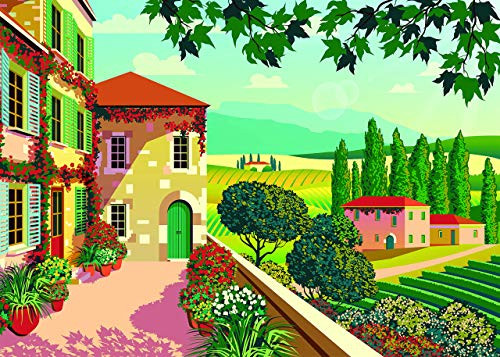 1000 Piece Puzzle for Adults: Tuscan Tranquility Jigsaw Puzzle 1000 Piece Puzzle for Adults: Tuscan Tranquility Jigsaw Puzzle