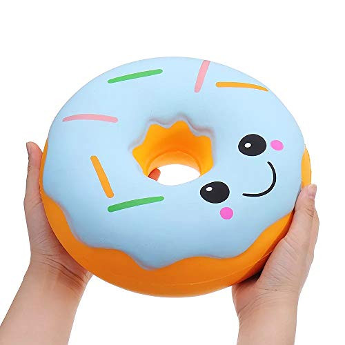 Ganjiang 10 Inches Giant Donut Squishy Toys Jumbo Squishies Soft and Slow Rising Great Gift