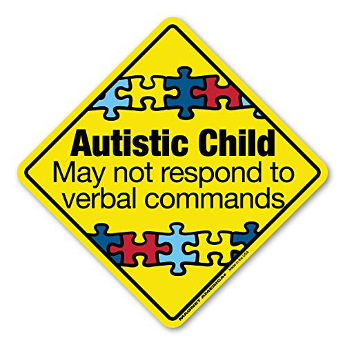 Autistic Child Emergency DECAL (non-magnetic!)