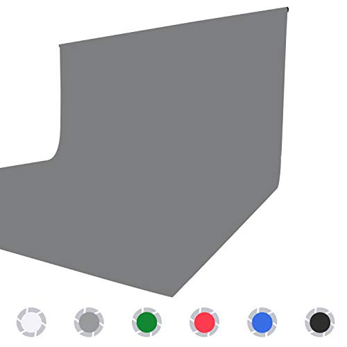 Issuntex 10X16 ft Gray Background Muslin Backdrop,Photo Studio,Collapsible High Density Screen for Video Photography and Television Issuntex 10X16 ft Gray Background Muslin Backdrop,Photo Studio,Collapsible High Density Screen for Video Photography and Television