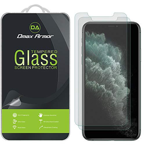 (2 Pack) Dmax Armor for Apple iPhone 11 Pro Max and iPhone Xs Max (6.5 inch) Anti-Glare (Matte) Tempered Glass Screen Protector