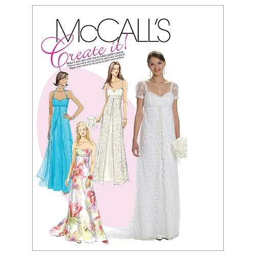 McCall's Patterns M6030 Misses' Lined Dresses, Size A5 (6-8-10-12-14)