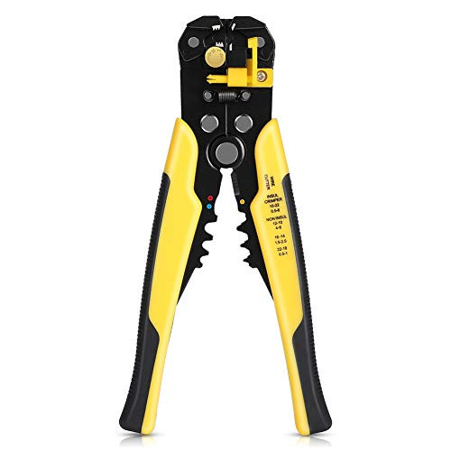 Wire Stripper, Multifunctional Automatic Cable Cutter Crimper Cable Crimping Pliers Electrician Repair Tools, 3 in 1 Multi Pliers for Wire Stripping, Cutting, Crimping Wire Stripper, Multifunctional Automatic Cable Cutter Crimper Cable Crimping Pliers Electrician Repair Tools, 3 in 1 Multi Pliers for Wire Stripping, Cutting, Crimping