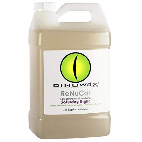 Dinowax ReNuCar- SaturdayNight | Odor Eliminator | Automotive Fragrance | Professional-Grade (128 Oz) Dinowax ReNuCar- SaturdayNight | Odor Eliminator | Automotive Fragrance | Professional-Grade (128 Oz)