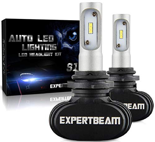 EXPERTBEAM 9006/HB4 LED Headlight Bulbs, Low beam/Fog light, Conversion Kit, 8000Lm 6500K Cool White, 12x LED CSP Chip (3-Yr-Warranty)