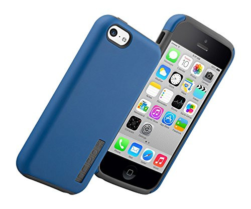 Incipio Dualpro for iPhone 5c - Retail Packaging - Navy Blue/Gray