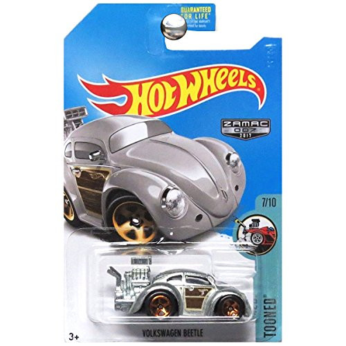 Hot Wheels 2017 Tooned Volkswagen Beetle, Exclusive ZAMAC Hot Wheels 2017 Tooned Volkswagen Beetle, Exclusive ZAMAC