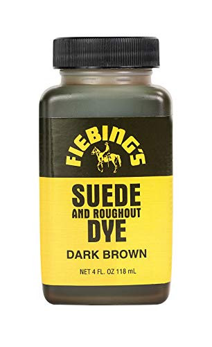 Fiebing's Suede Dye - Recolor, Brighten and Restore Suede and Rough-Out Leather - Dark Brown
