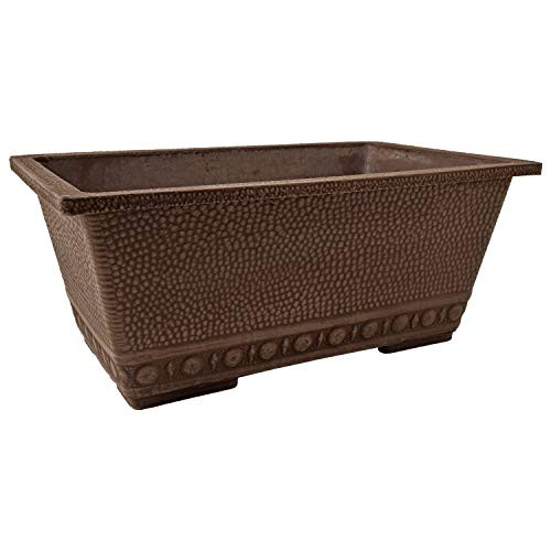 Arcadia Garden Products PSW FEL34C Window Box, 13 by 9 by 5.5-Inch, Chocolate