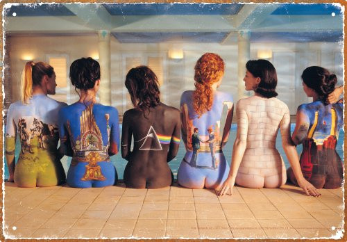 Aquarius Pink Floyd Back Art Tin Sign