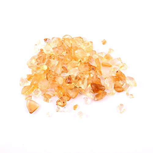 Aatm Natural Healing Gemstone Chips Stones 100 Grams (Citrine)