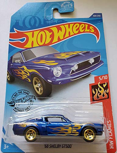 Hot Wheels 2020 Hw Flames '68 Shelby GT500, Blue 169/250
